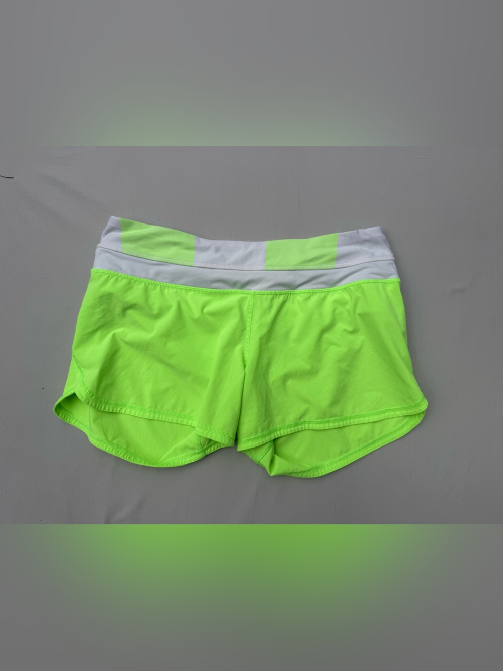 lululemon athletica Neon Green Performance Shorts